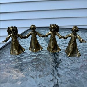 4 solid Brass Great City Traders San‎ Francisco angels